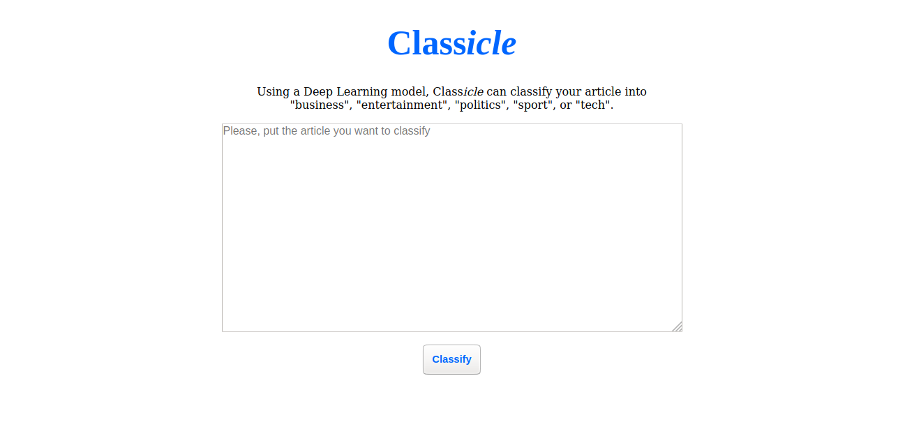 Classicle - Smart Service to Tell You The Topic of Your Article- Featured Shot